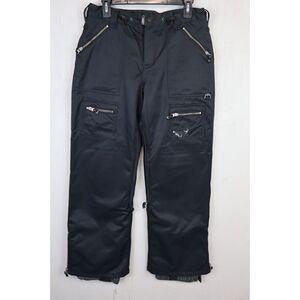 ROXY Womens Ski Snow Snowboard Pants Size M Black Padded 5000 Vented Legs